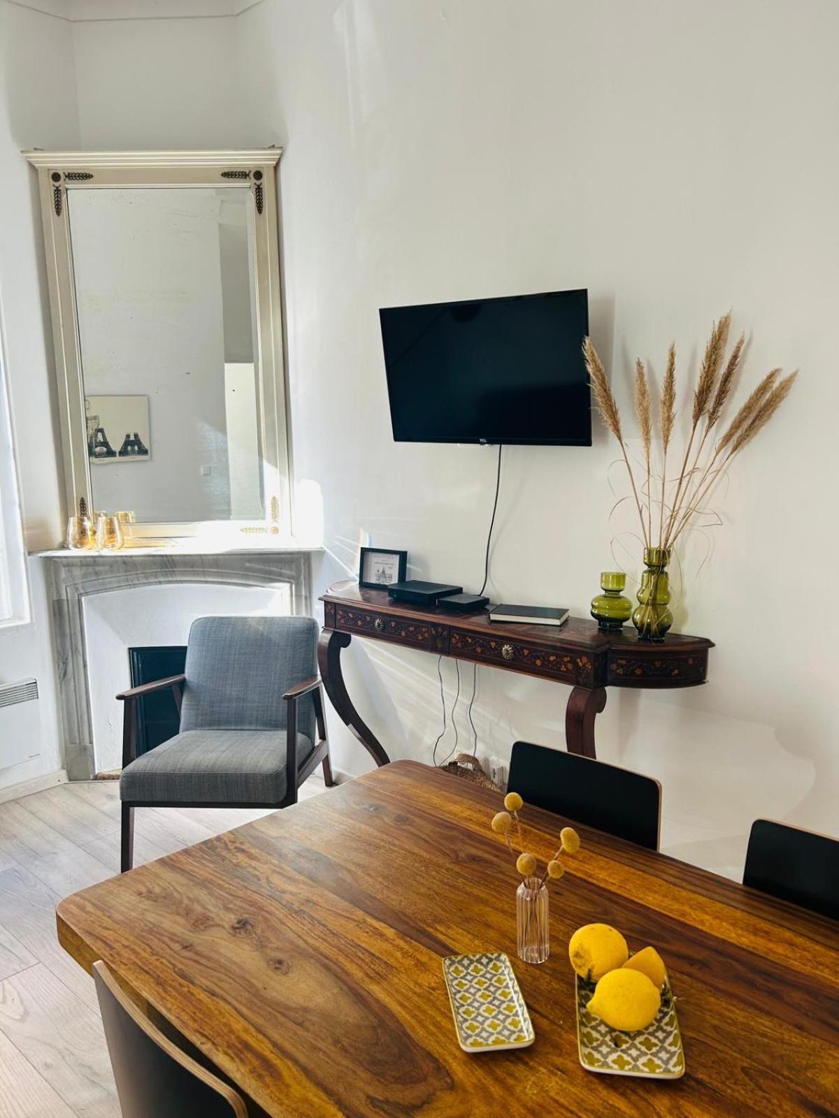Charmante 3 Zimmer, Stadtwohnung 芒通 外观 照片